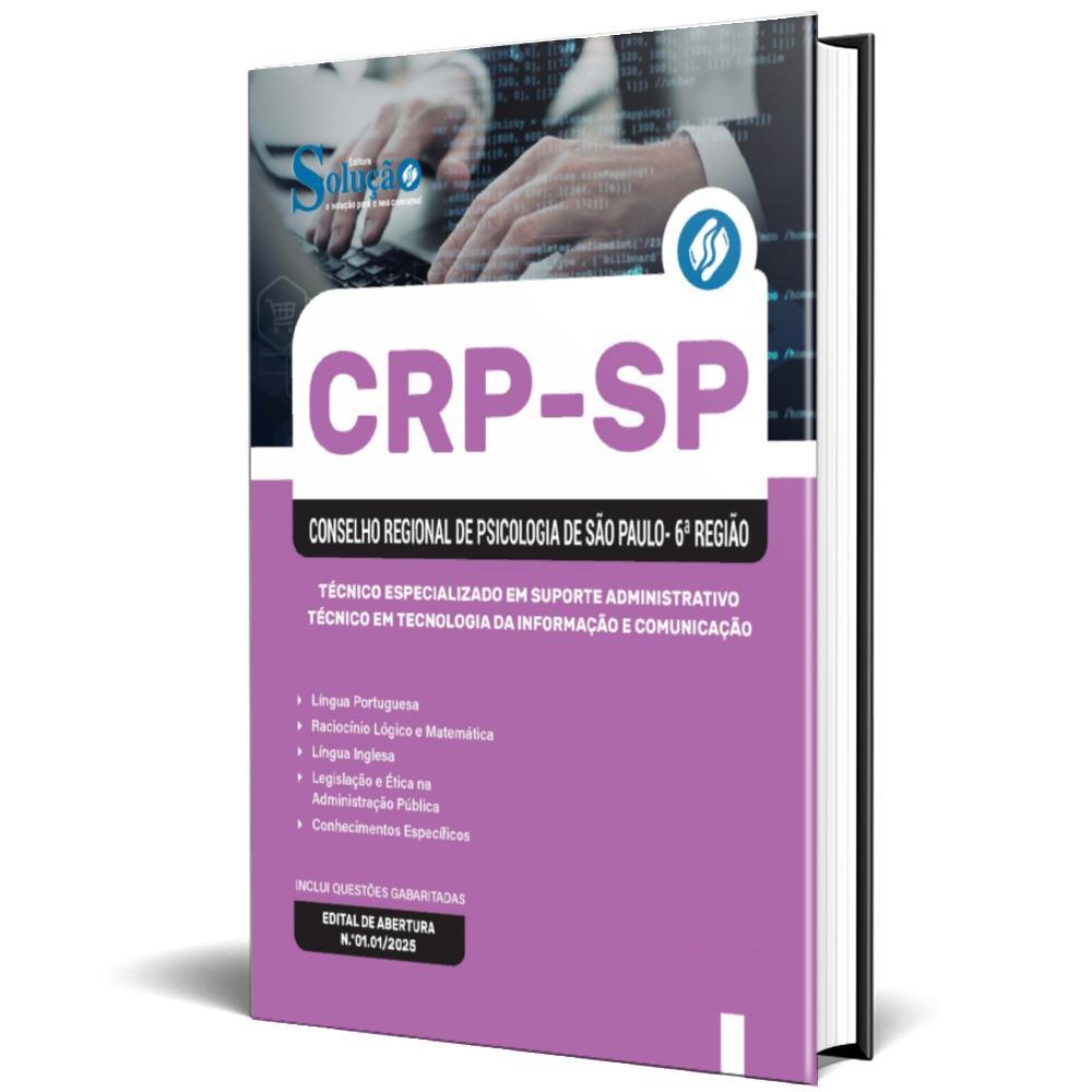 Apostila Crp Sp 2025 Técnico E… | Shopping do Inter