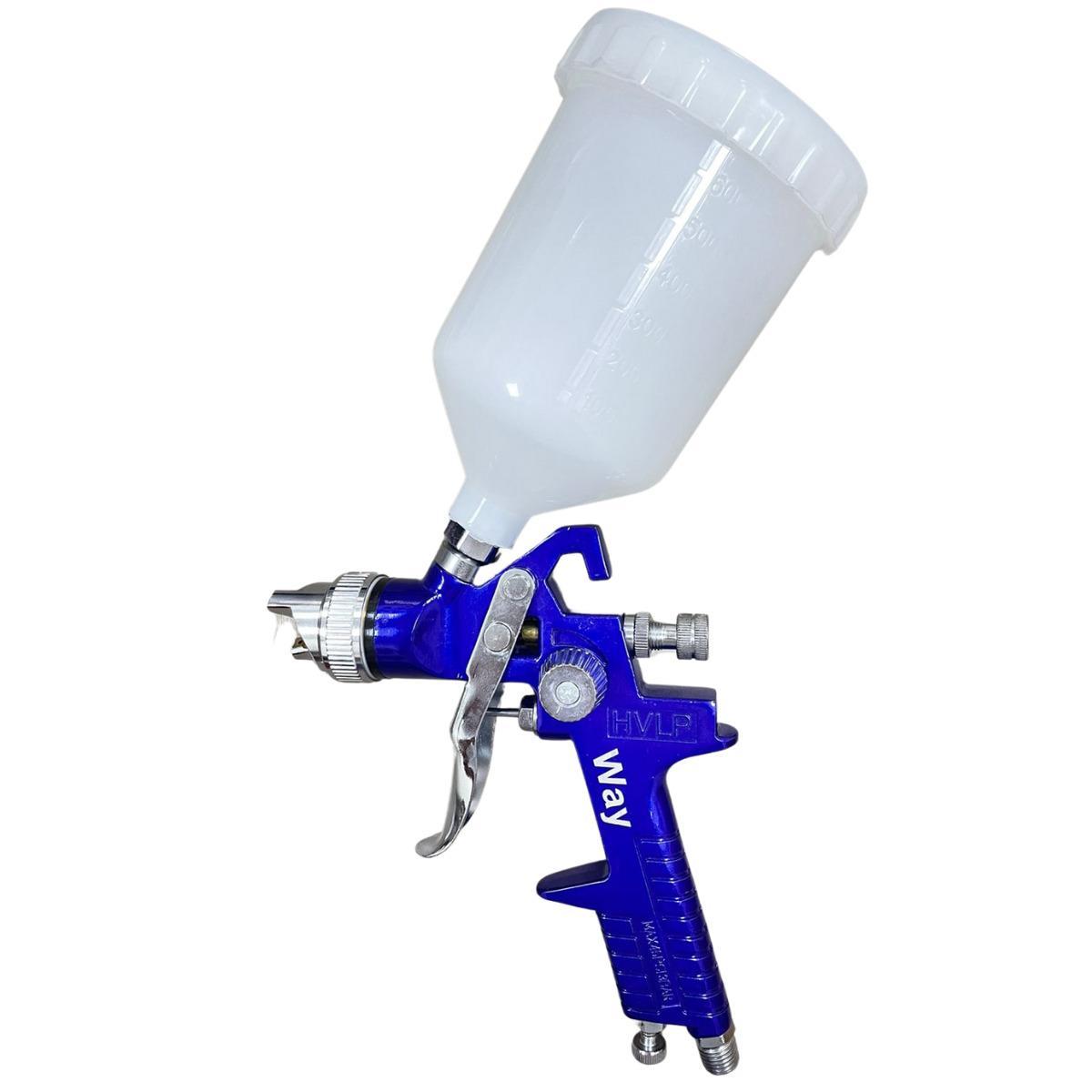 Miniatura Pistola Pintura Gravidade Hvlp 1 Bico 1,4Mm