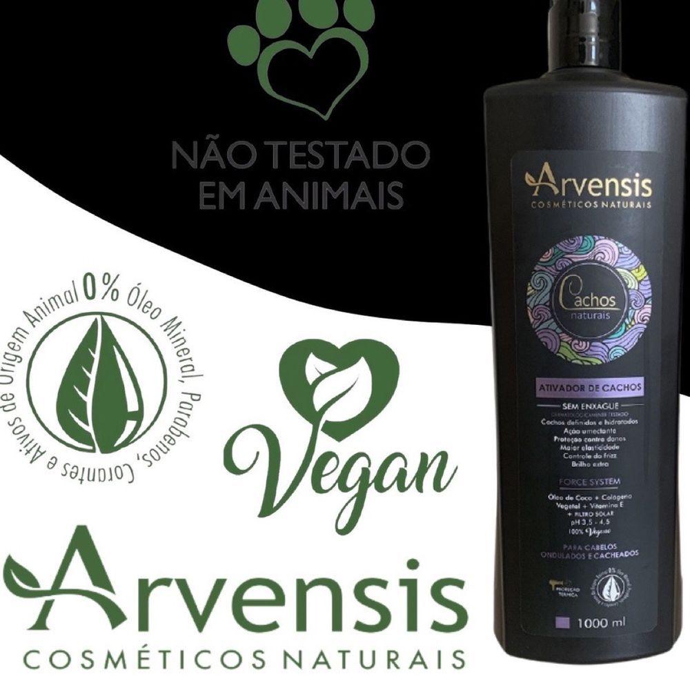 Miniatura Creme Ativador Cachos Ondulados E Cacheados Arvensis 1000ml