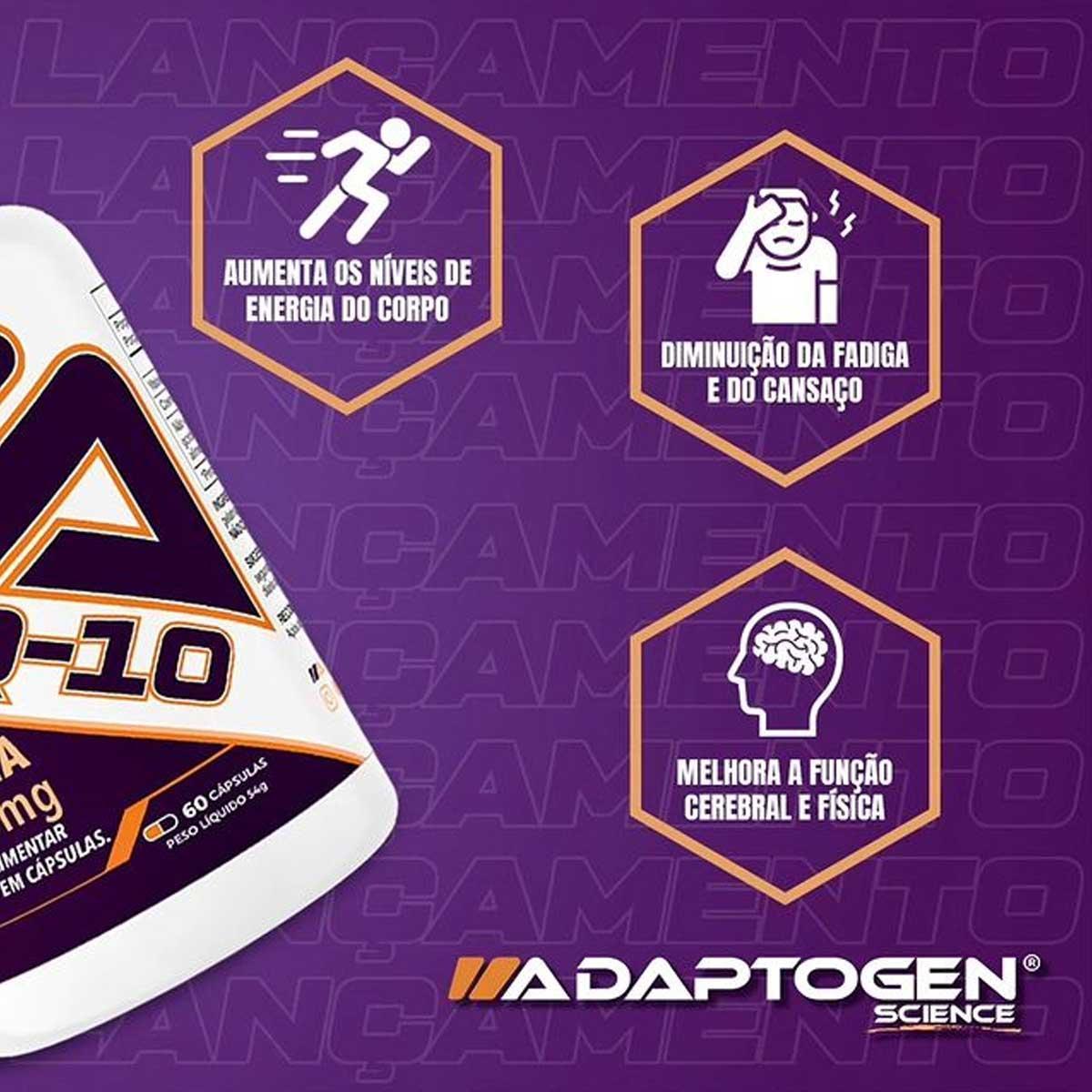 Miniatura Coenzima Q10 100Mg Coq-10 Com 60 Cápsulas Adaptogen