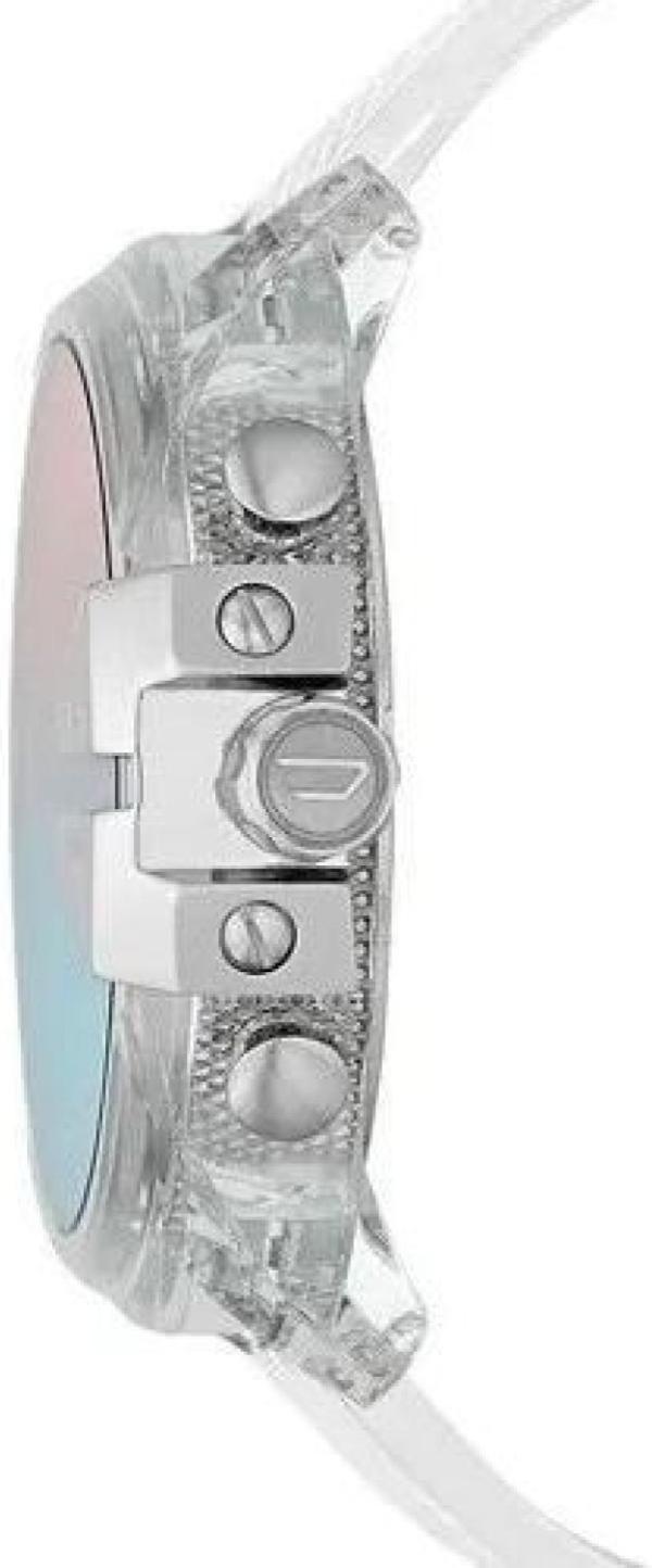 Miniatura Relógio Masculino Disel Dz4515 Transparente