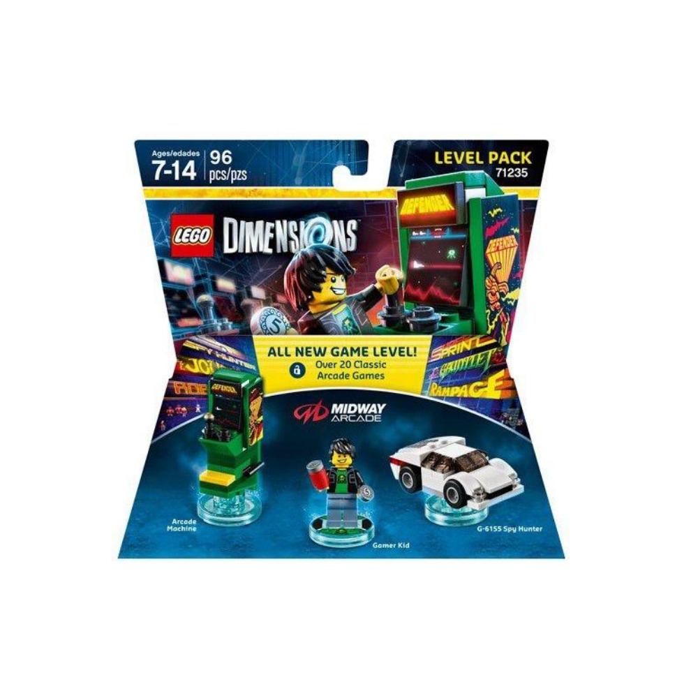 Miniatura Midway Retro Gamer Level Pack - Lego Dimensions