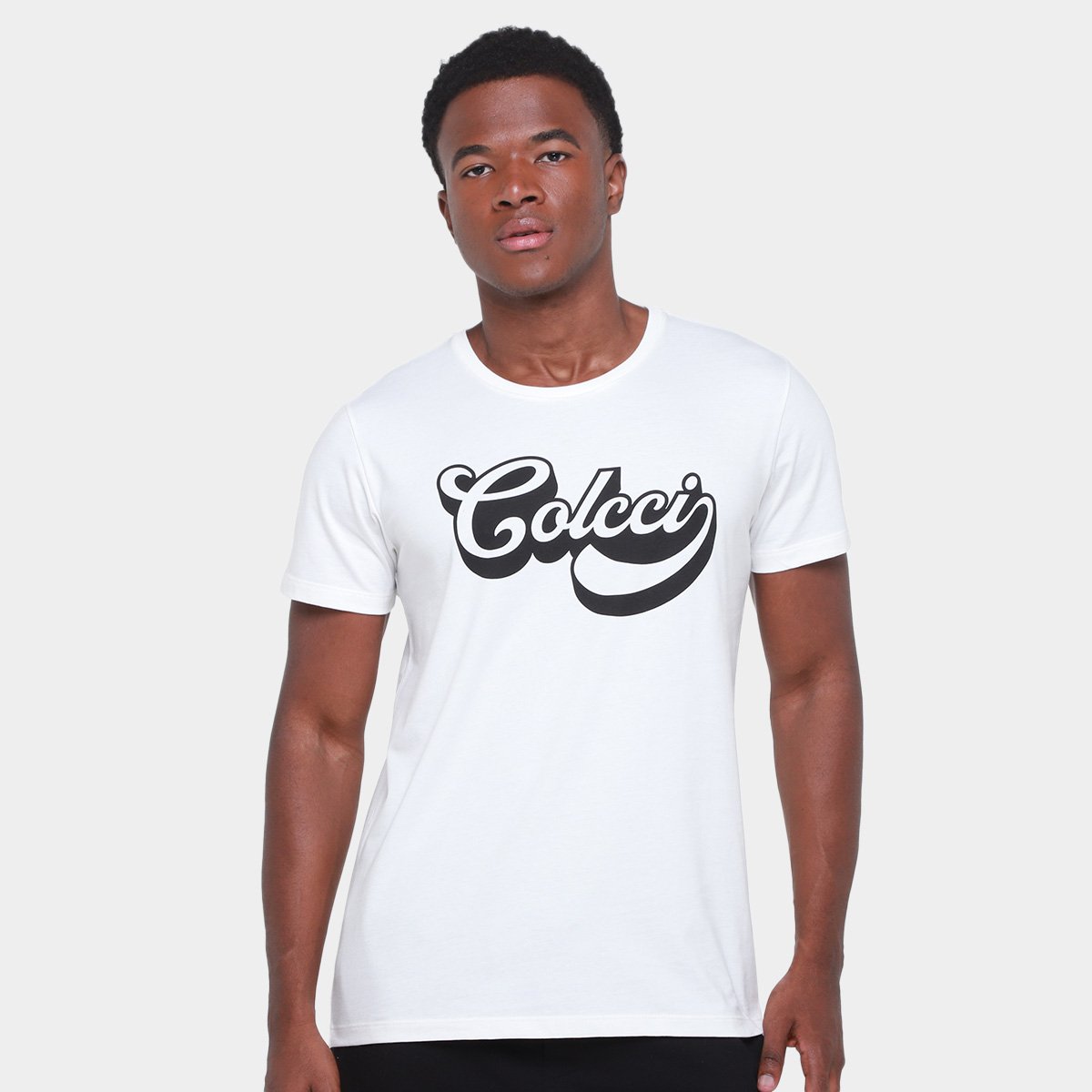 Miniatura Camiseta Colcci Masculina Off White - G