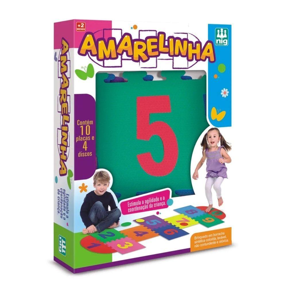 Jogo Amarelinha Colorida Em E.v.a