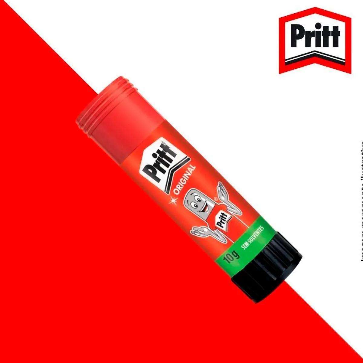 Miniatura Cola Bastão Pritt 20g Branca Original Lavável Não Tóxica