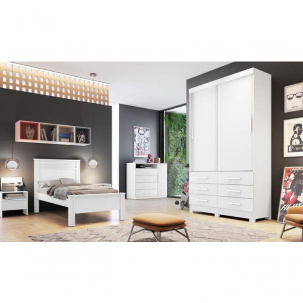 Miniatura Guarda Roupa 2 Portas Buriti Branco - Novo Horizonte