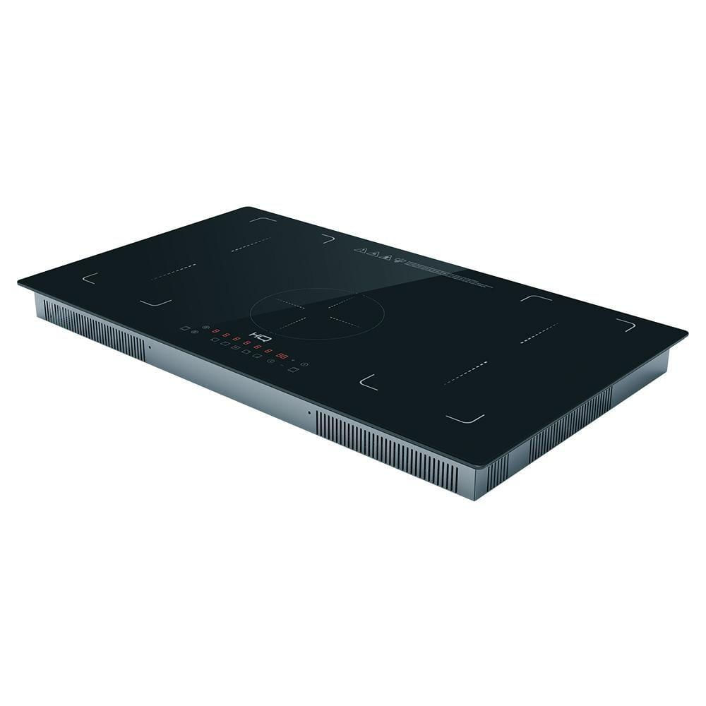 Miniatura Cooktop de Indução HQ 5 Bocas Painel Touch Free Zone Preto 9000W HQ-IDE9005FZ 220V