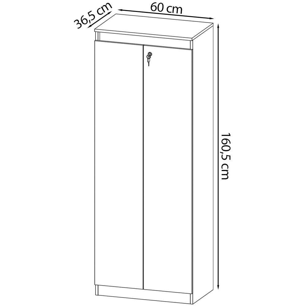 Miniatura Escrivaninha Armario E Balcao Para Escritorio Mex73x51x49 Branco Tecno Mobili Branco