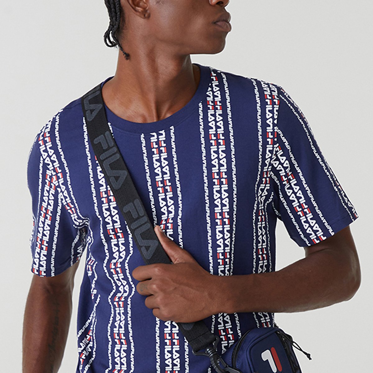 Miniatura Camiseta Fila Graphic Masculina Marinho - P