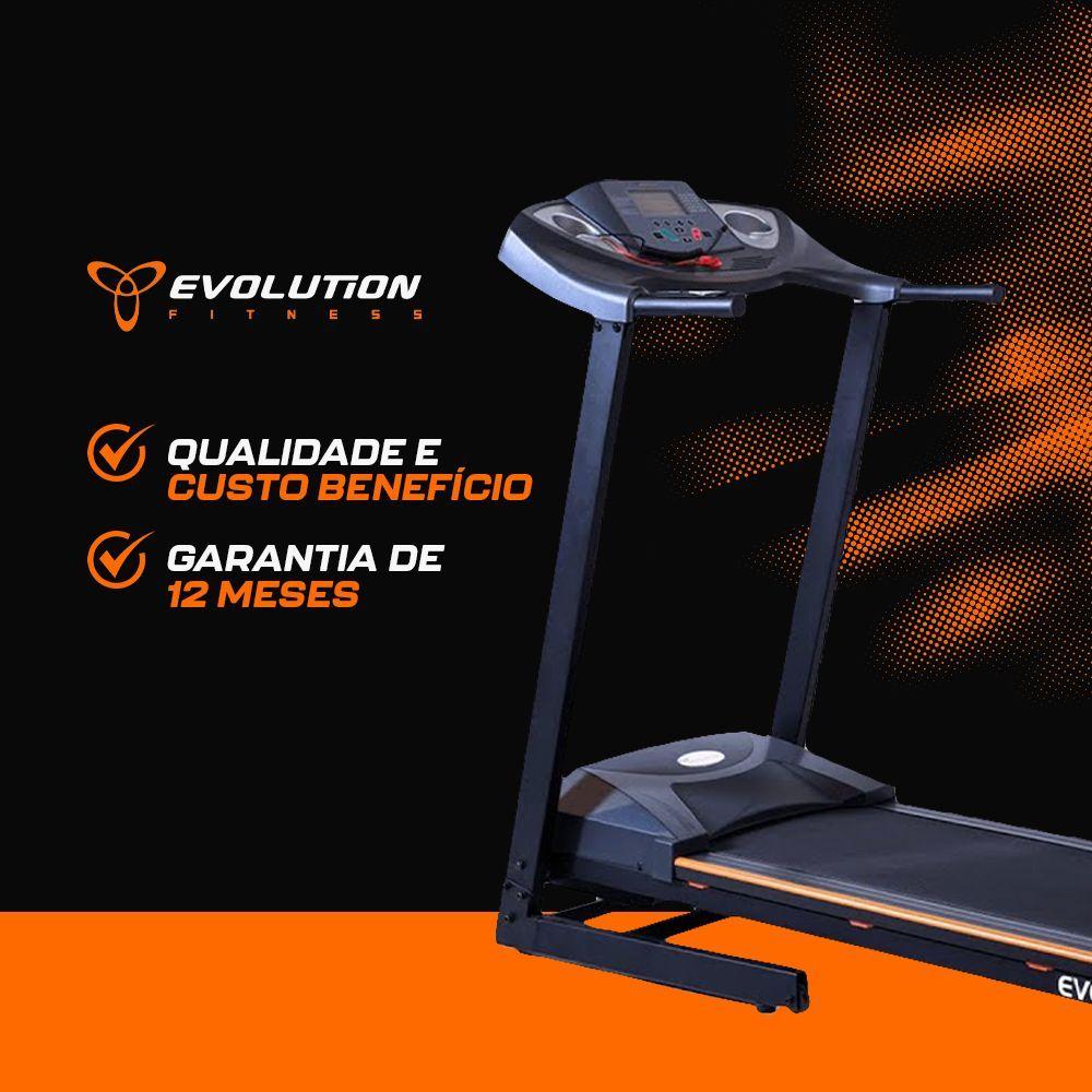 Miniatura Esteira Elétrica Evolution Fitness EVO 1500 - 220V
