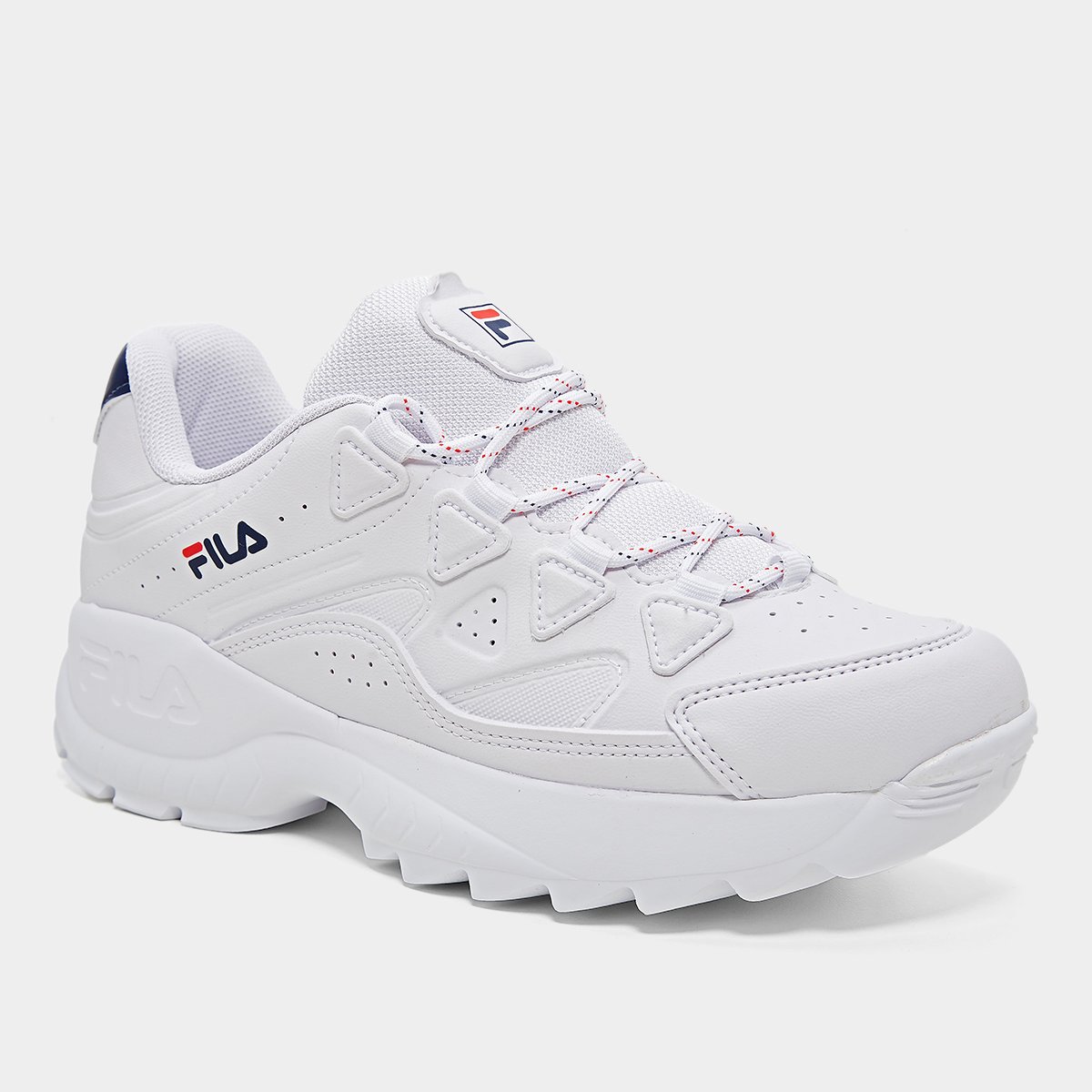 Miniatura Tênis Fila Evolux Feminino Branco+Marinho - 38