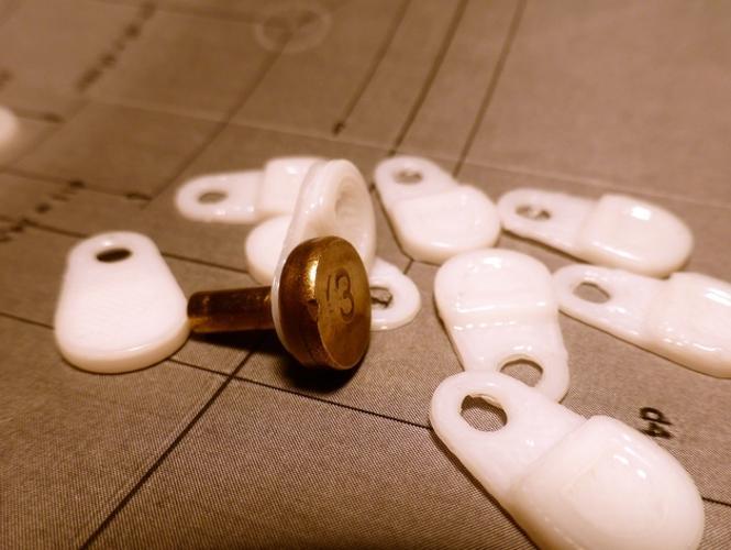 Miniatura Kit 10 Unidades Dillon Button Tap Handle 550 650 750