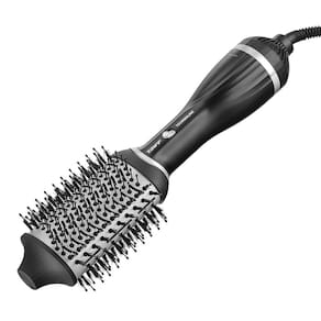 Miniatura Escova Oval Taiff Tourmaline com Cabo Giratório 1200W - Preta 110V