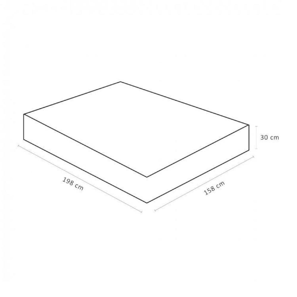 Miniatura Cama Box Colchão Orthotel Superluxo Queen Molas Superlastic Ortobom Creme