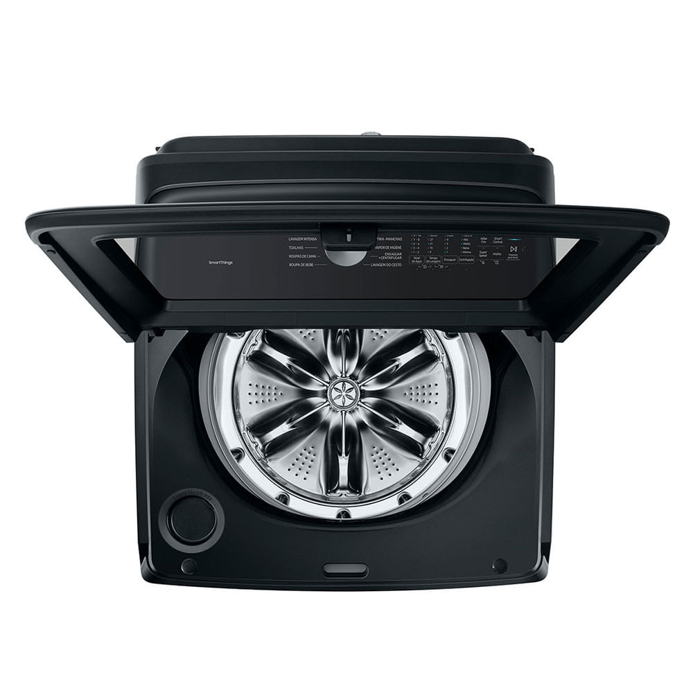 Lavadora Samsung Smart Digital Inverter WA23B 23kg Black - 110V