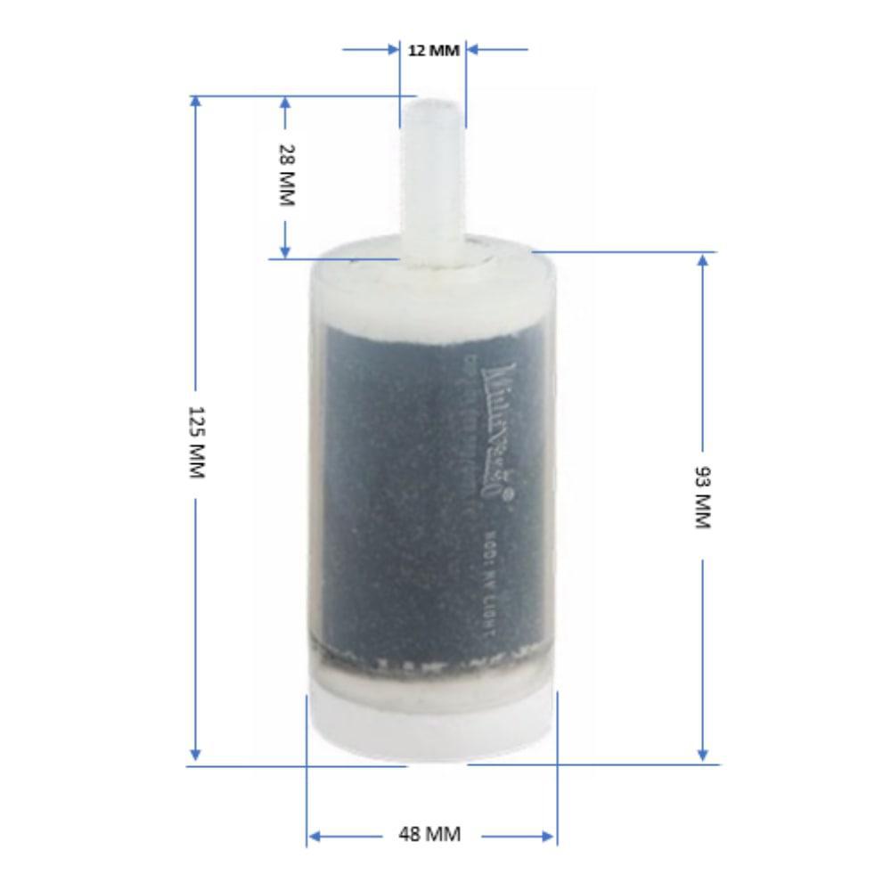 Miniatura Vela Refil Universal - Carvão Ativado - Água Pura