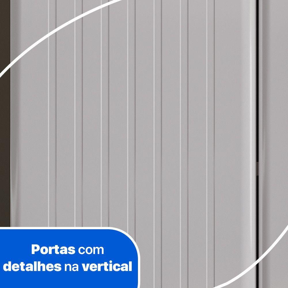 Miniatura Cozinha Compacta Em L Diamante Smart Com 7 Portas 818409 Branco Com Preto