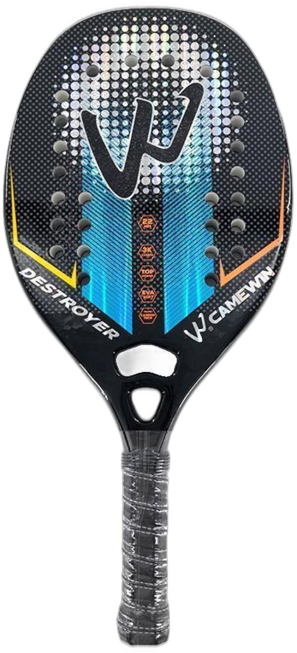 Miniatura Kit 2 Raquetes Beach Tennis Camewin 100% Fibra De Carbono 3K