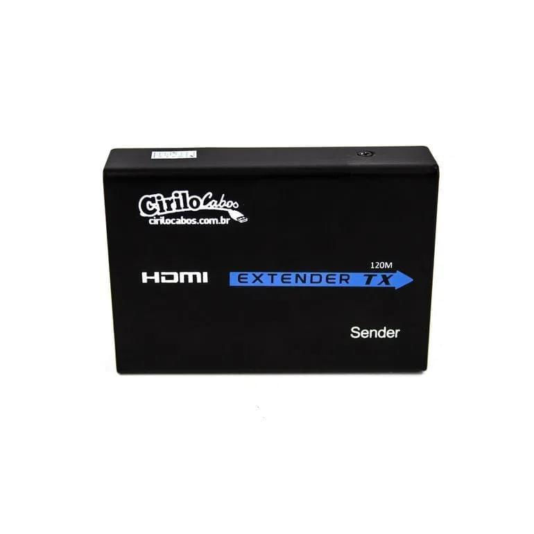Miniatura Hdmi Extender Tx/Rx Extensor Via Cabo De Rede Transmissor