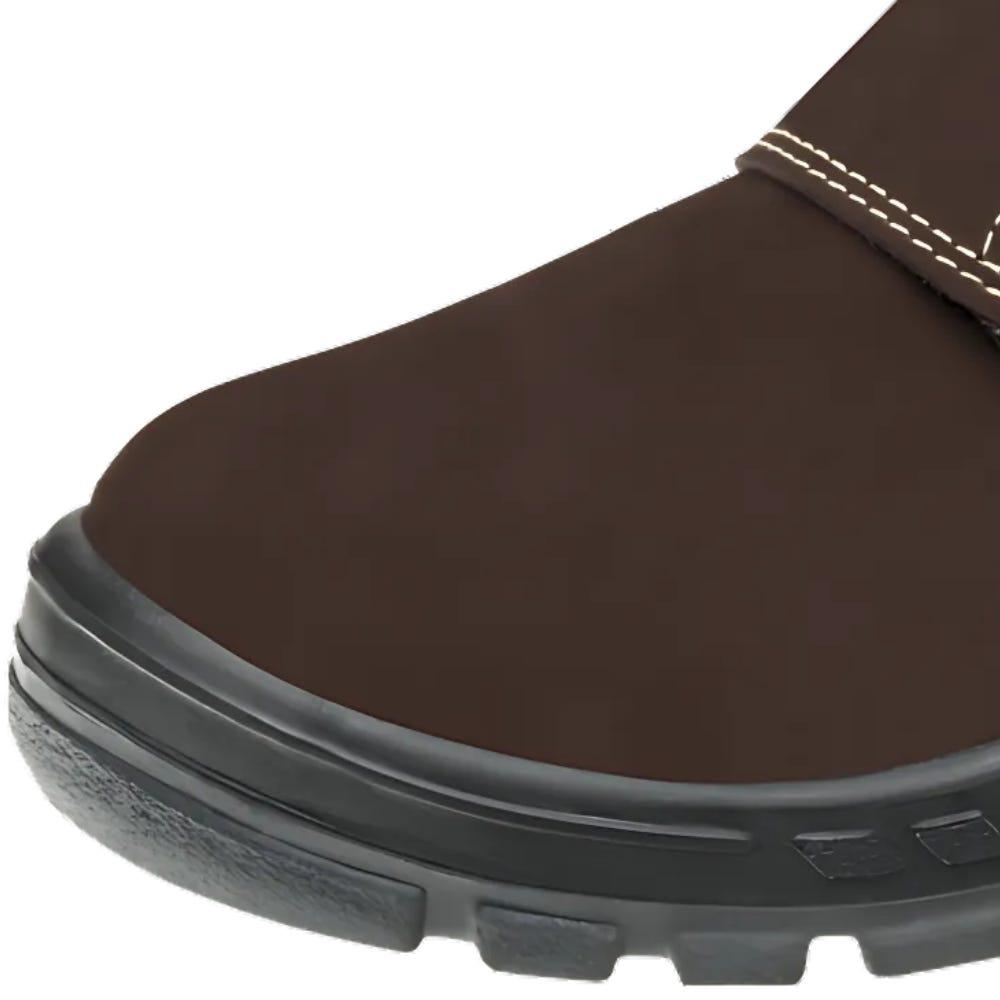 Miniatura Botina de Segurança Couro Nobuck 50B26-CB-VEL-BP Velcro MARLUVAS n° 37