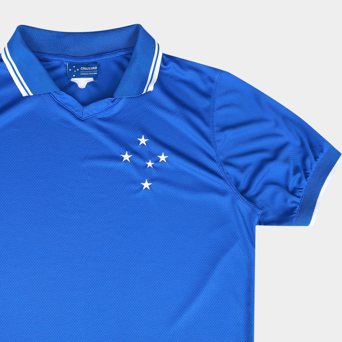 Miniatura Camisa Polo Cruzeiro Esportiva Dry Fit Azul Royal - GG