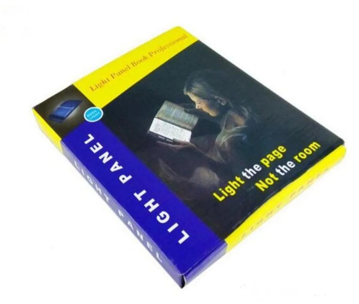 Miniatura Painel Luz De Led Livros Ler Leitura Noturna Lanterna