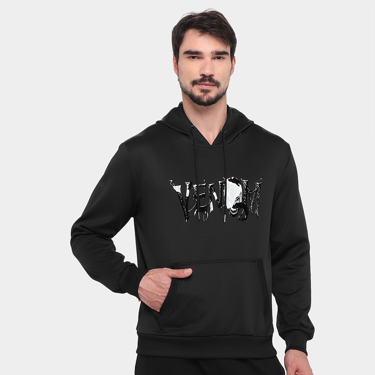 Miniatura Moletom Mooncity Venom Masculino Preto - G