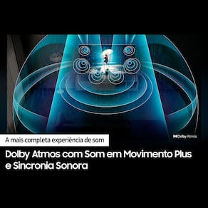 Smart TV 65" Neo QLED 8K Samsung QN800C Mini LED, Painel 120hz, Processador com IA, Som em Movimento Plus, Tela sem limites, Ultrafina, Única Conexão