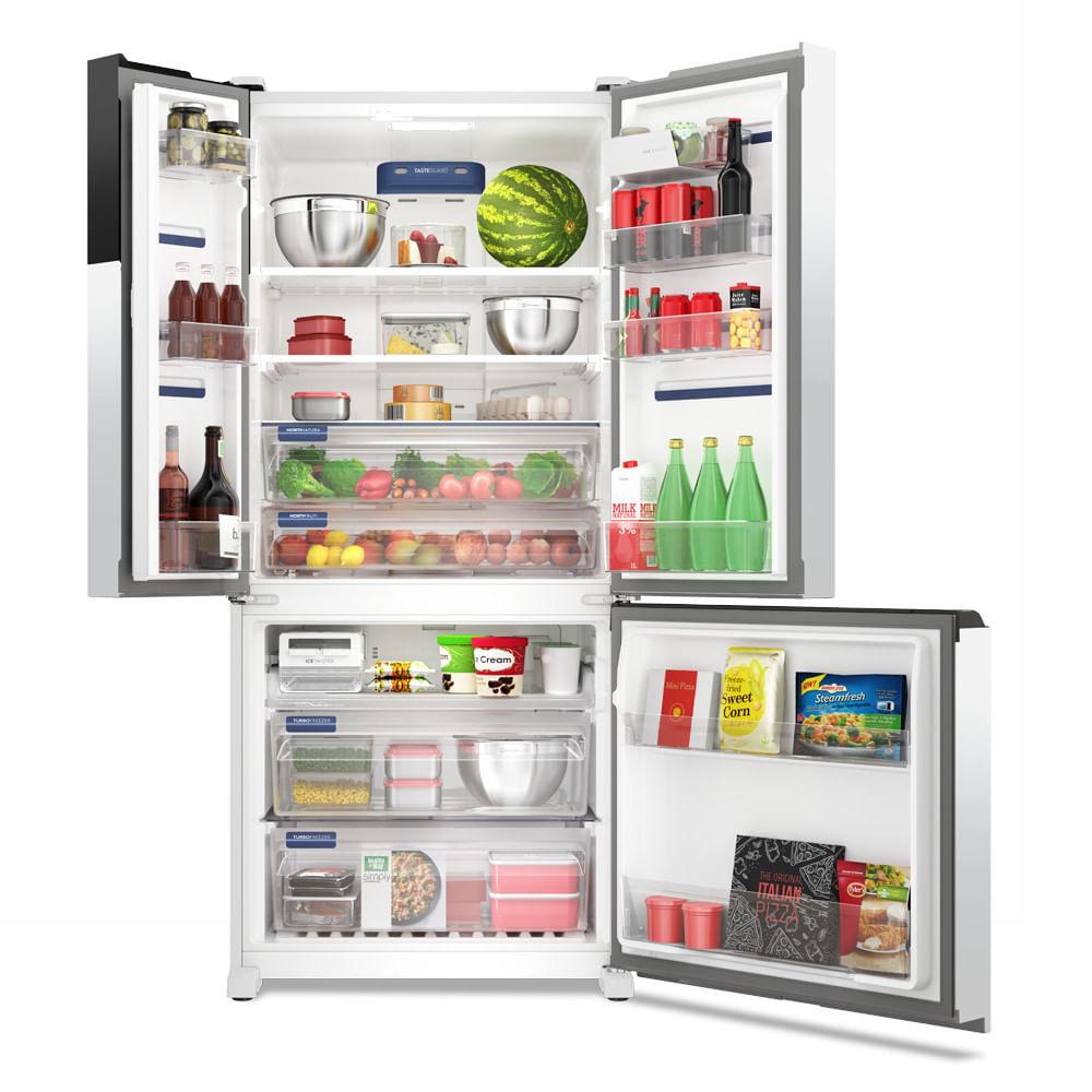 Miniatura Geladeira Electrolux Inverter Frost Free 590L Multidoor Efficient Autosense Branco IM8 220V