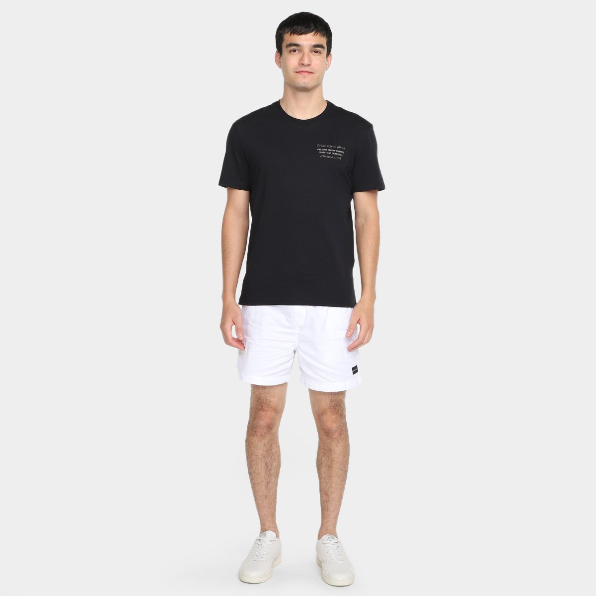 Miniatura Short Calvin Klein Color Masculino Branco - 36