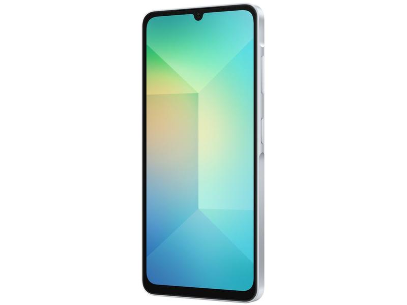 Smartphone Samsung Galaxy A06 128GB 4GB RAM Branco 6,7" Câm. Dupla + Selfie 8MP