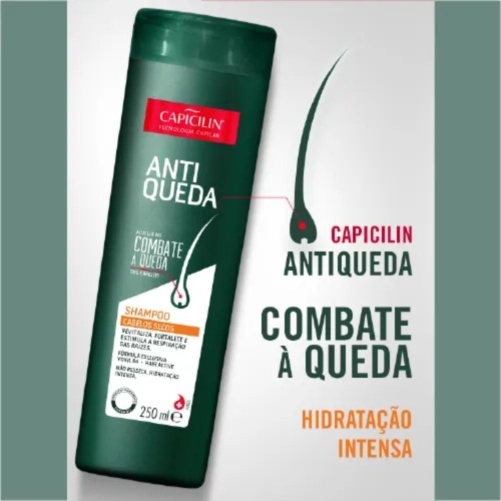 Miniatura Shampoo Capicilin Antiqueda Cabelos Secos 250 Ml