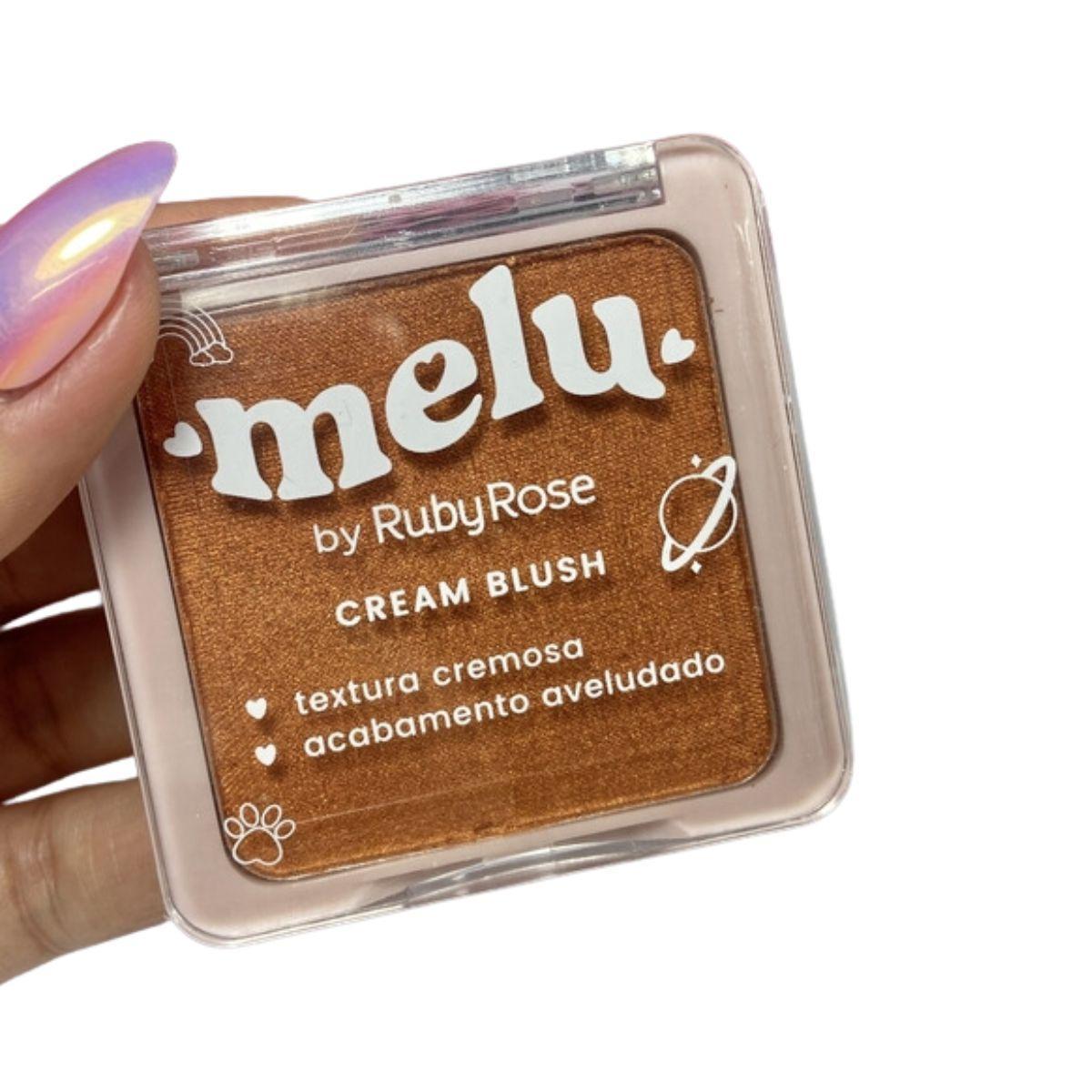 Miniatura Cream Blush Cookie Melu Ruby Rose Textura Cremosa Aveludado