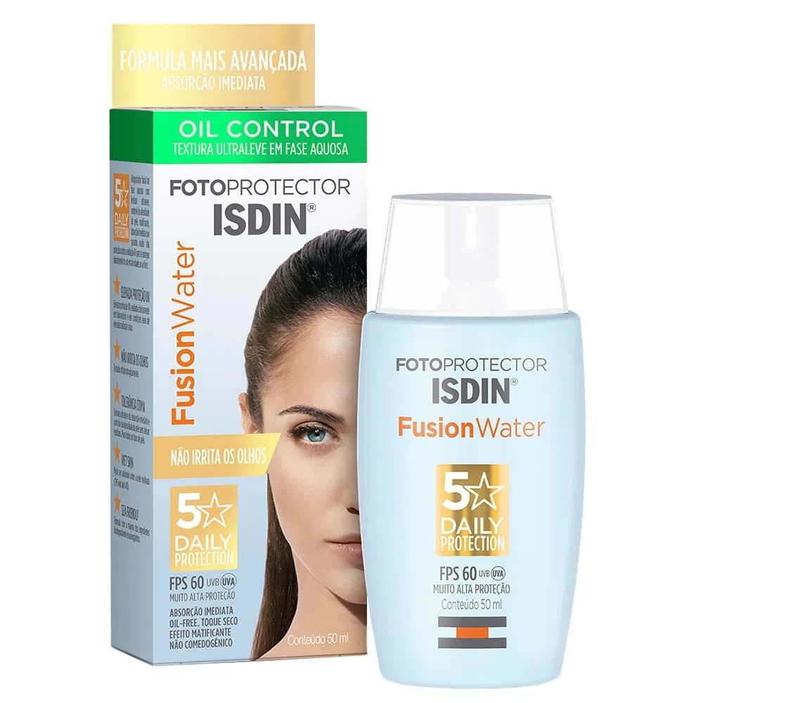 Miniatura Isdin Kit - Protetor Solar Corporal Hydrolotion FPS50 + Protetor Solar Facial Fusion Water 5 Stars FPS60 Kit