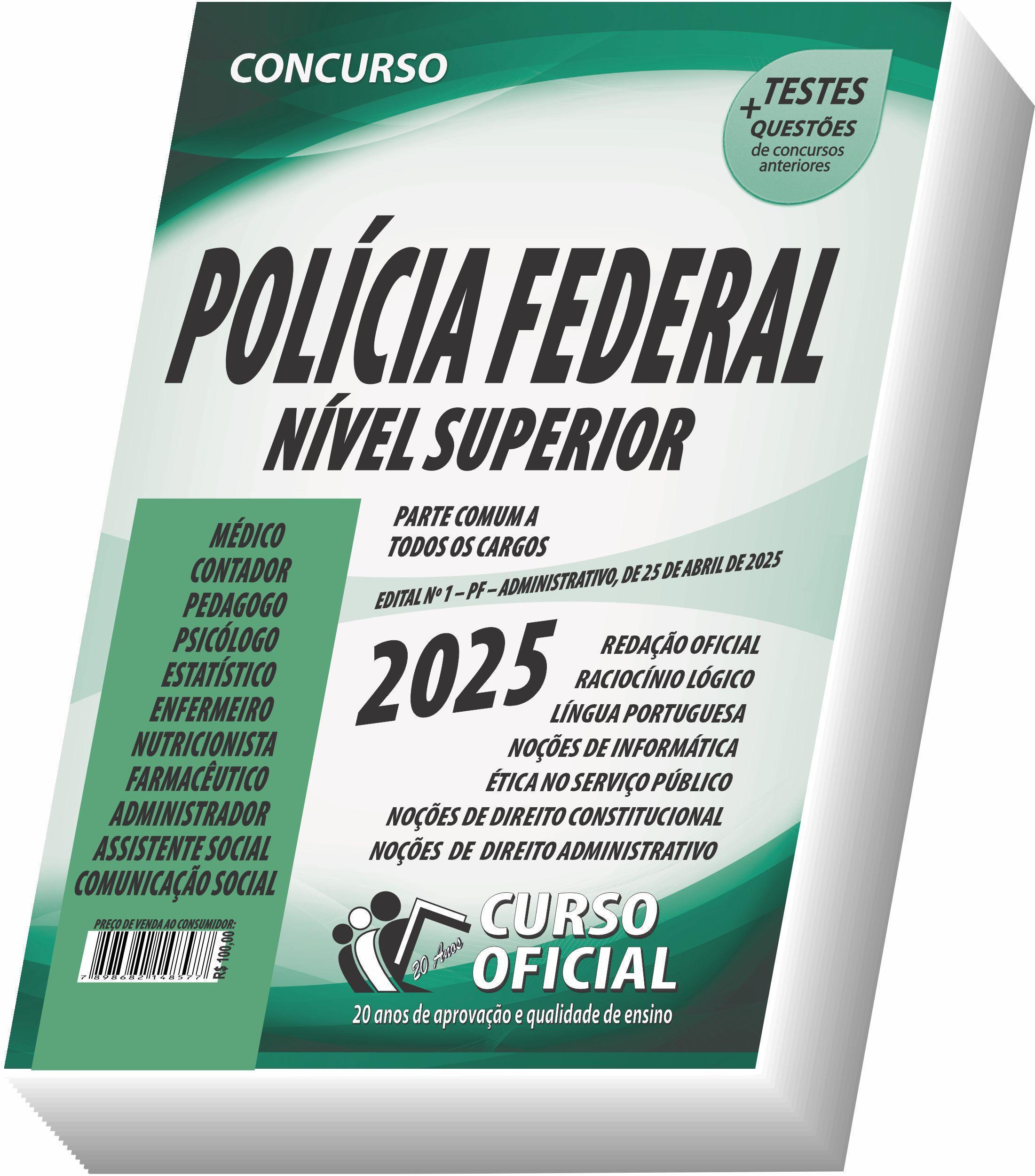 Miniatura Apostila Polícia Federal - Pf - Nível Superior - Parte Comum