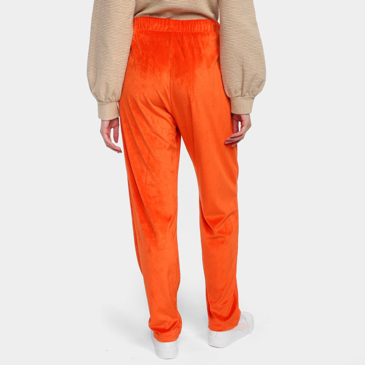 Miniatura Calça Hering Plush Feminina Laranja - G