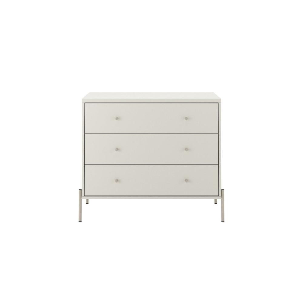 Miniatura Cômoda 3 Gavetas 90cm X 79cm Jasper Off White