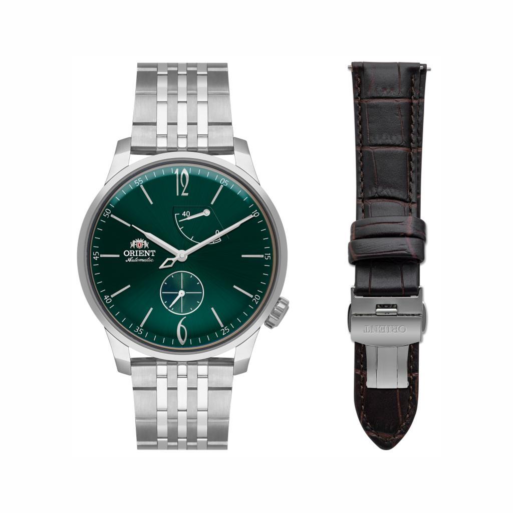 Miniatura Relógio Orient Superior Automático Verde - Yn8Ss005 E2Sx
