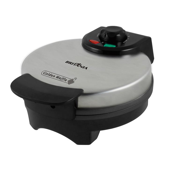 Miniatura Máquina de Waffle Britânia, Golden Waffle 2 110 Volts