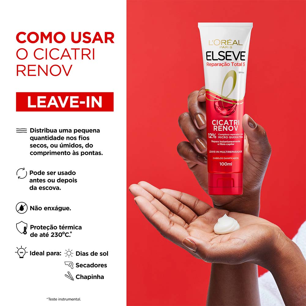Elseve Reparação Total 5 Cicatri Renov Leave-In 100ml