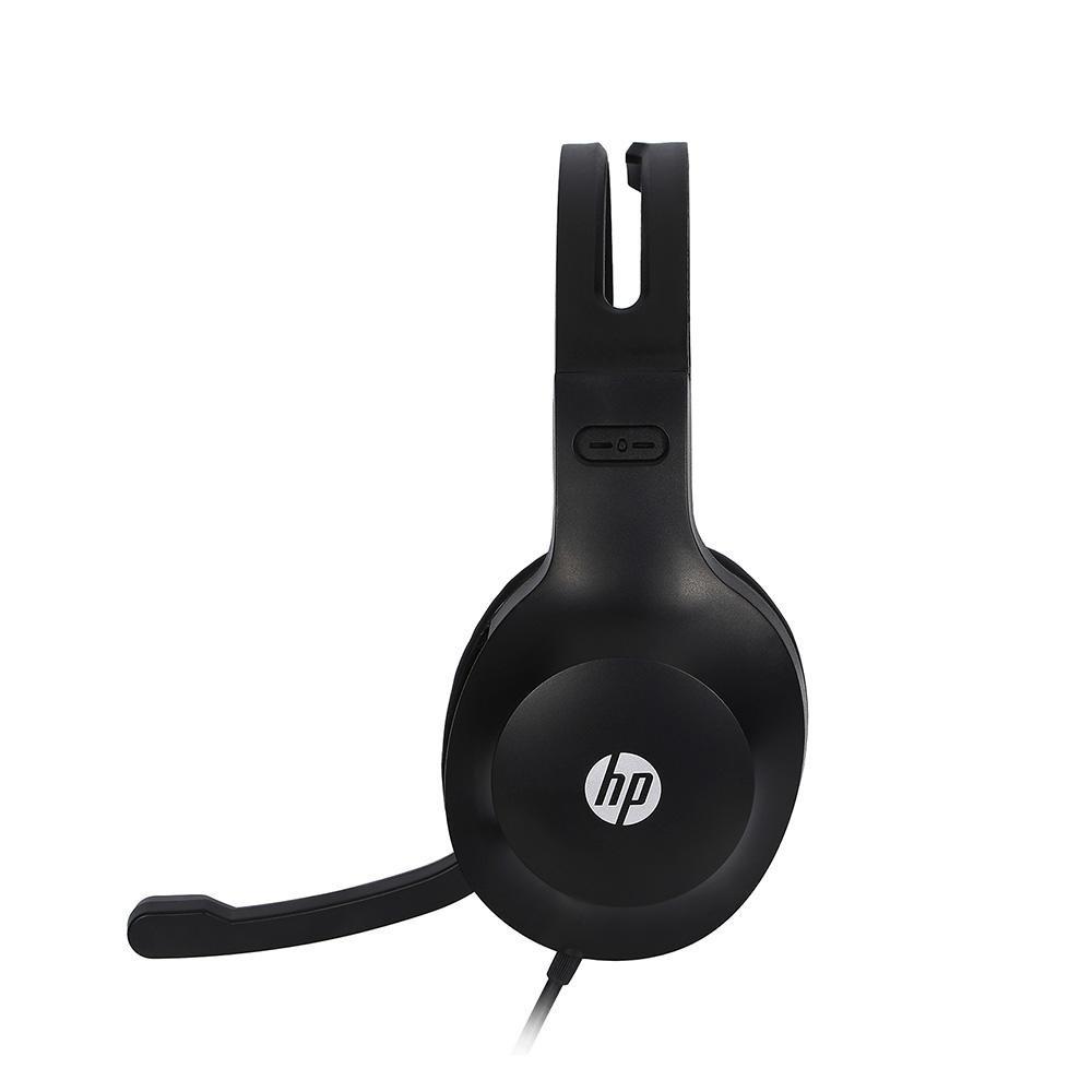 Miniatura Headset HP DHH-1601, Drivers 40mm, Conector Plug P3 3,5mm, Cabo 2m, Preto - 194S2AA