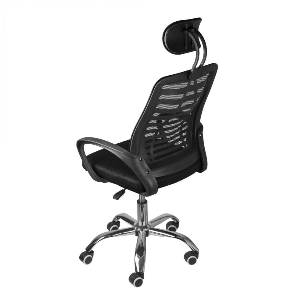 Miniatura Cadeira para Escritório Alta Office Viena 3324 OR Design Preta