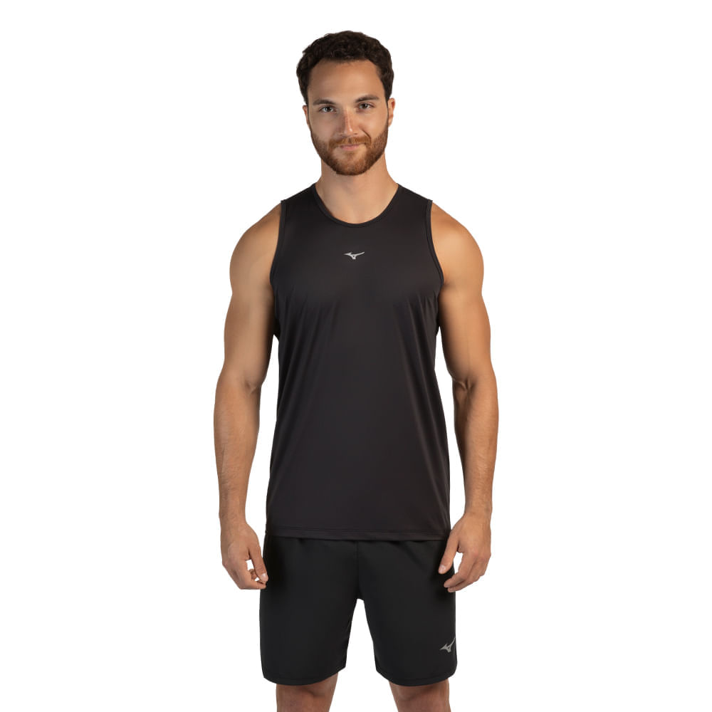 Miniatura Regata de Treino Masculina Mizuno Pro UV GG Preto
