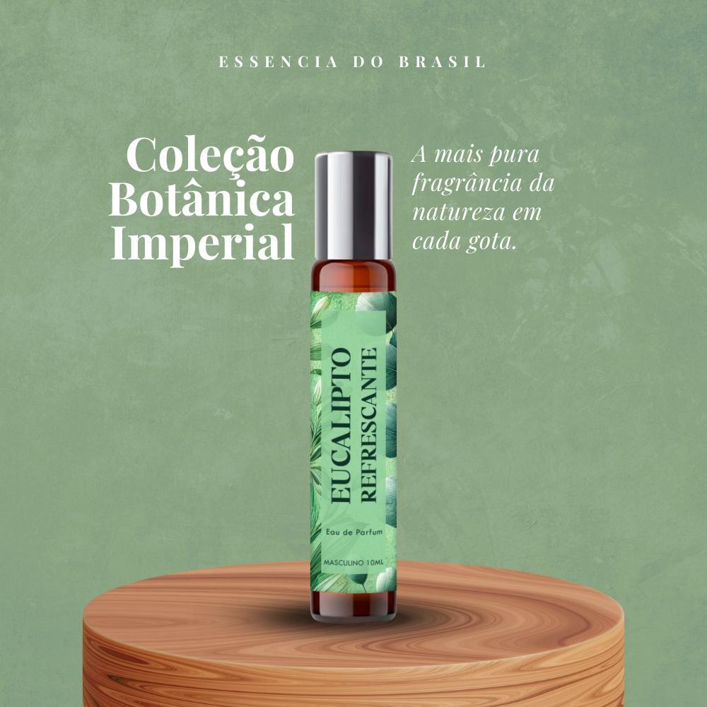 Miniatura Perfume Roll On Eucalipto Refrescante Masculino 10Ml Natural