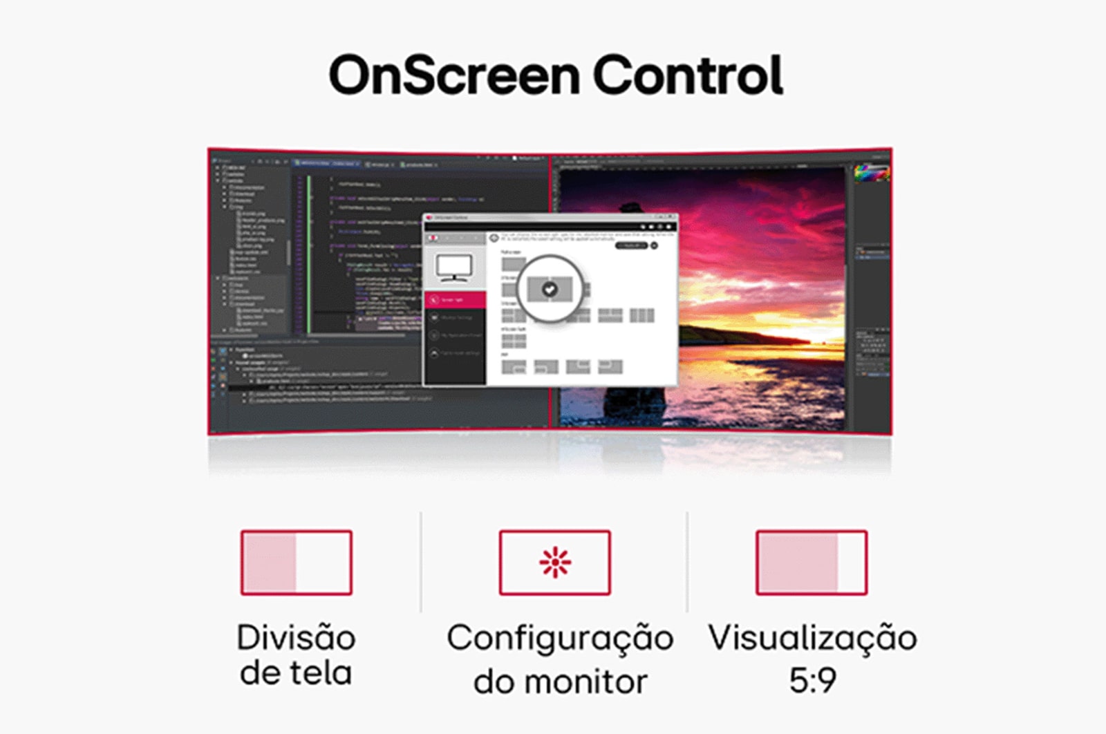 Miniatura Monitor LG UltraWide™️ 29WQ600B-W Tela IPS de 29", 21:9, USB-C, 7Wx2 MaxxAudio®, 1ms (MBR), 100Hz, AMD FreeSync™, sRGB 99%, HDR10