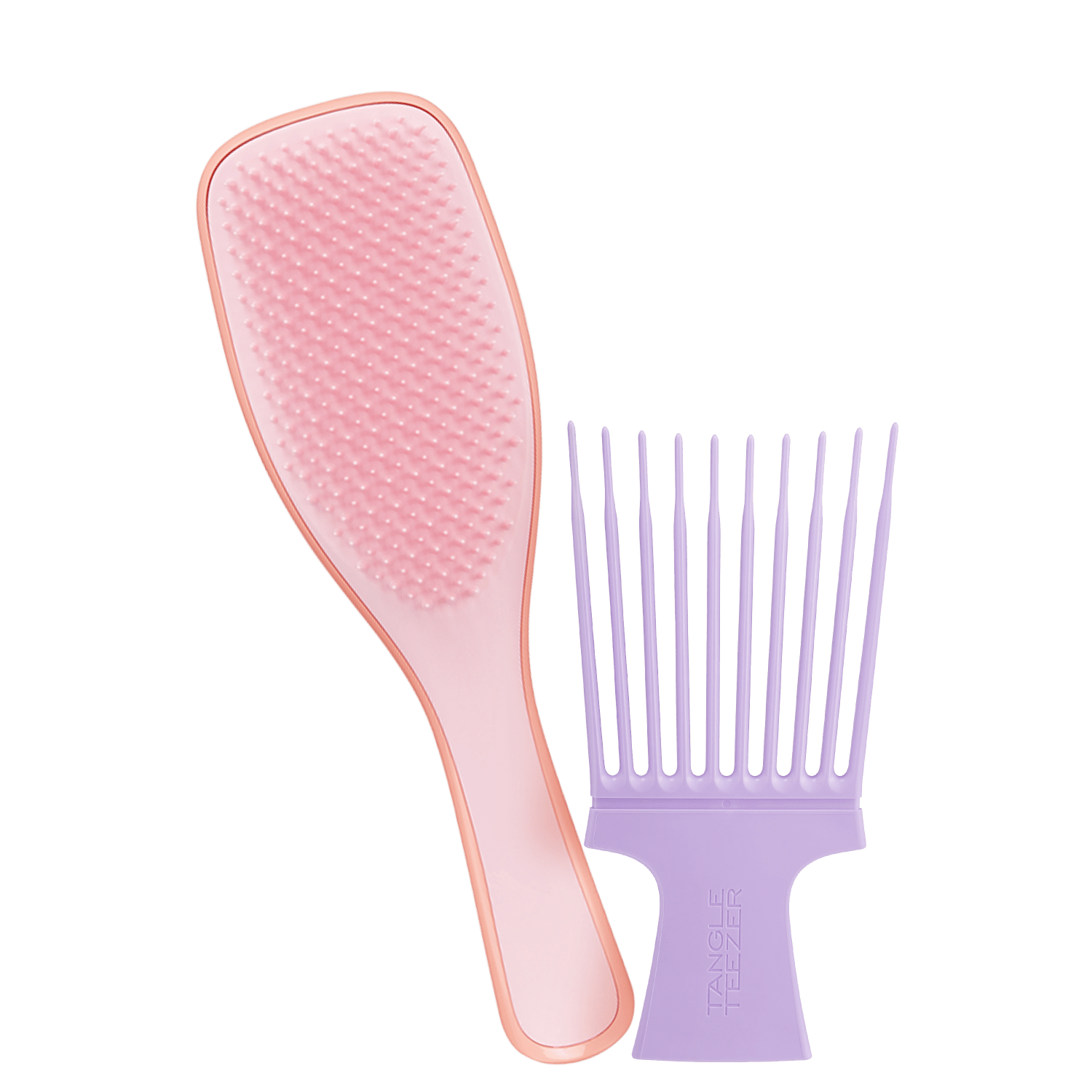 Miniatura Kit Tangle Teezer Desembaraçar e Modelar Cabelos Crespos (2 Produtos)