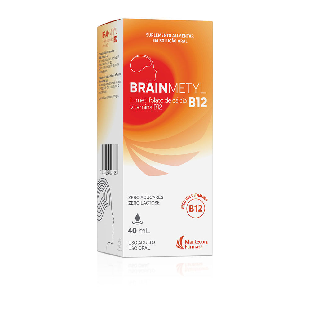 Miniatura Brainmetyl Suplemento Alimentar Vitamina B12 40ml