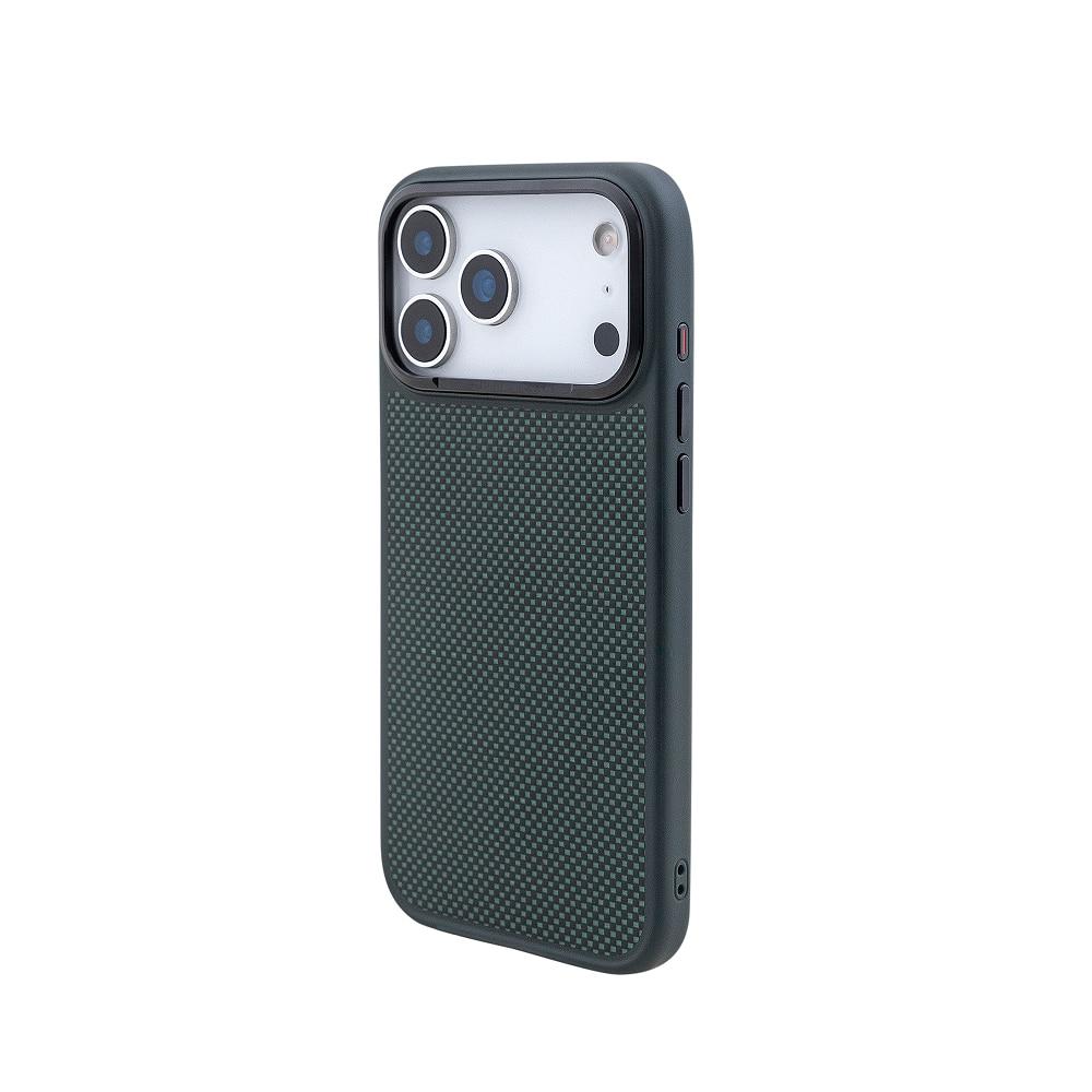 Capa iPhone 17 Pro Max Kevlar, Originais iPlace, Verde