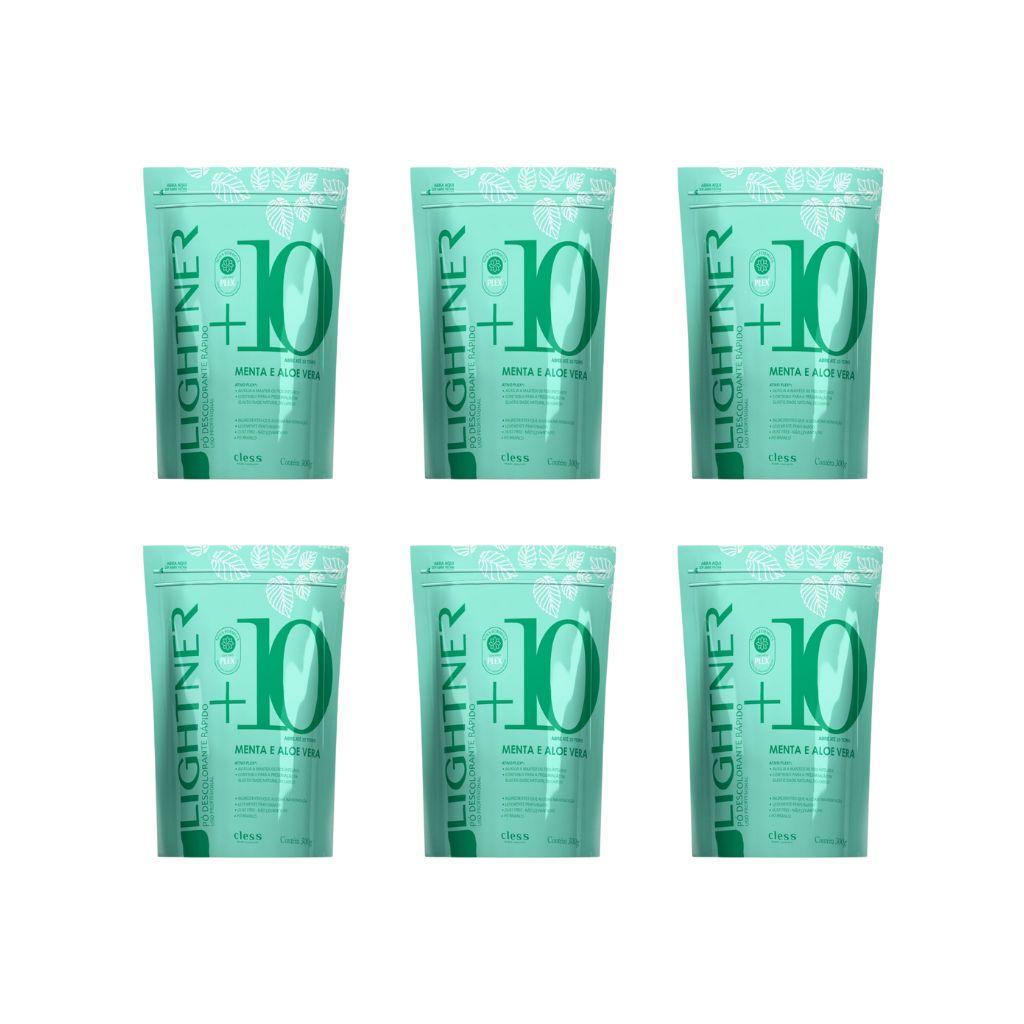 Miniatura Po Descolorante Lightner Menta E Aloe Vera 300G - Kit C/6Un