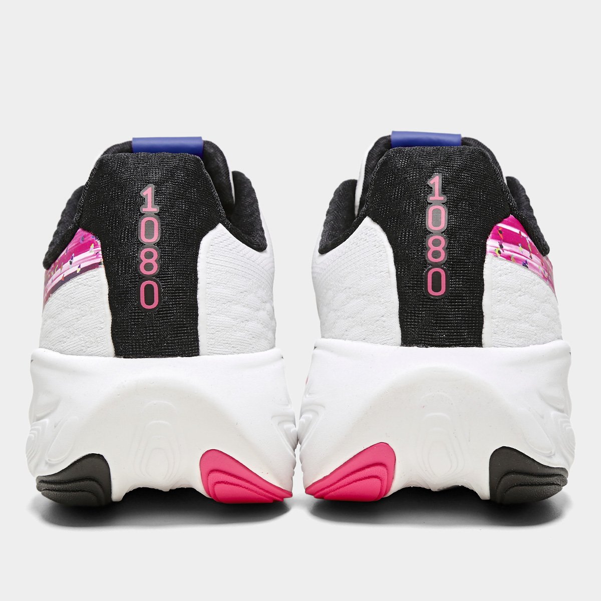 Miniatura Tênis New Balance Fresh Foam X 1080 V14 Masculino Branco+Rosa - 39
